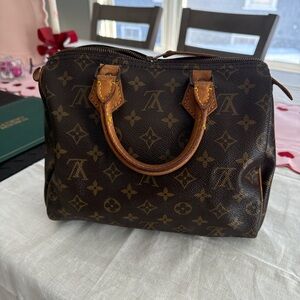 Louis Vuitton Dark Brown Monogram Satchel